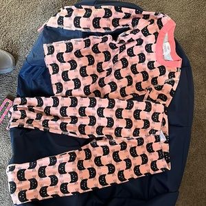 Hanna Andersson Halloween cat pajamas